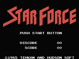 Star Force Title Screen